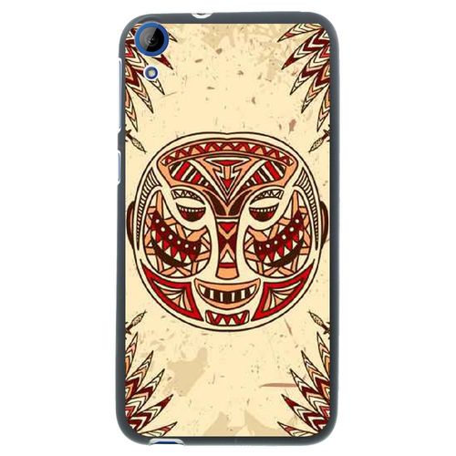 Coque Souple Pour Htc Desire 820 Avec Impression Motifs Masque Africain
