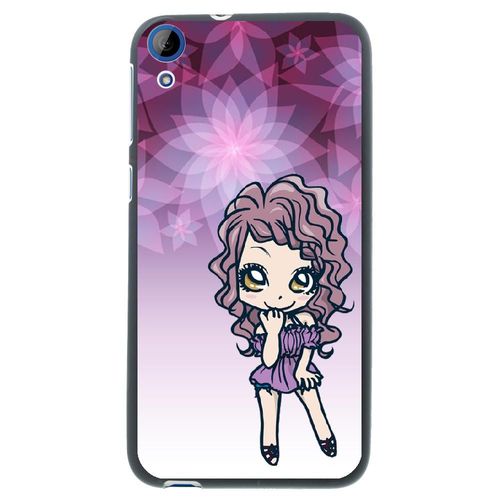 Coque Souple Pour Htc Desire 820 Avec Impression Motifs Manga Fille Violetta