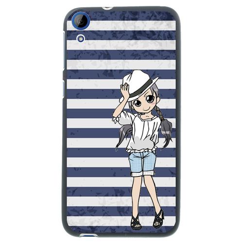 Coque Souple Pour Htc Desire 820 Avec Impression Motifs Manga Fille Marin