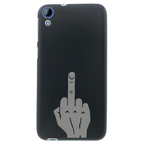 Coque Souple Pour Htc Desire 820 Avec Impression Motifs Doigt D'honneur