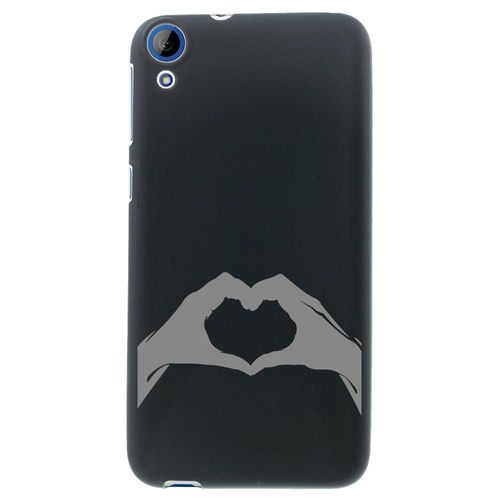 Coque Souple Pour Htc Desire 820 Avec Impression Motifs Mains En Forme De Coeur
