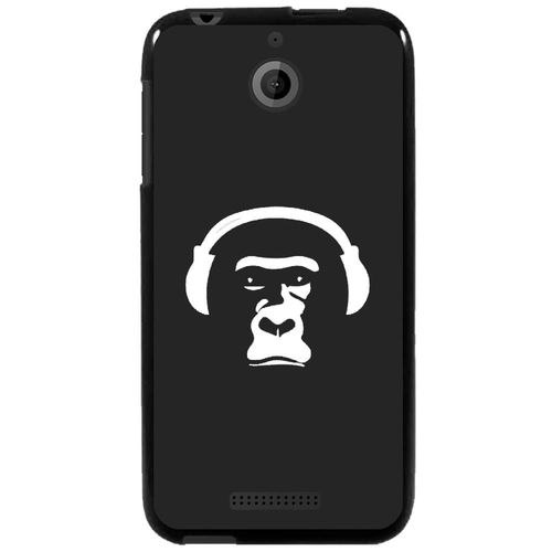 Coque Souple Pour Htc Desire 510 Avec Impression Motifs Singe Avec Son Casque