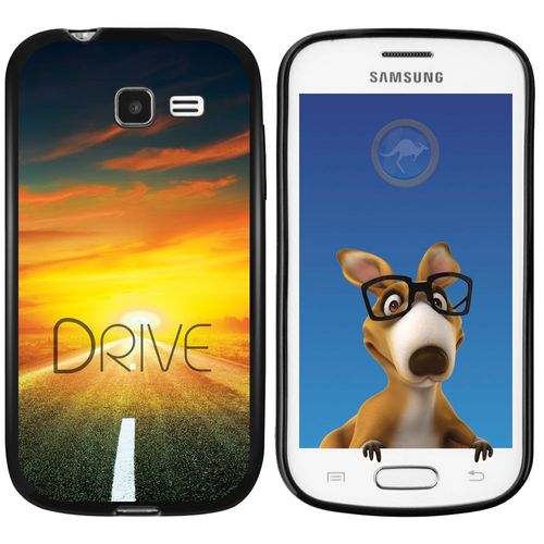 Coque Souple En Gel Noir Pour Galaxy Trend Lite Avec Impression Motifs Drive