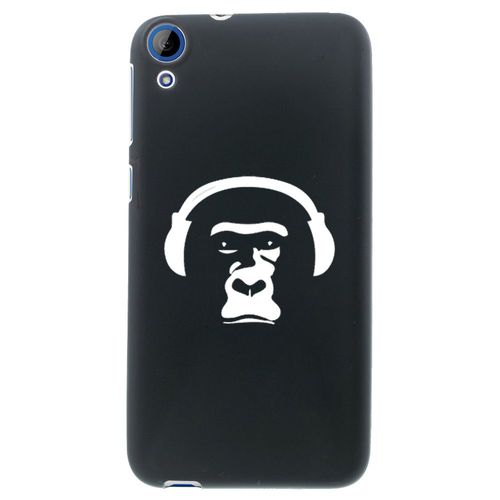 Coque Souple En Gel Noir Pour Htc Desire 820 Avec Impression Motifs Singe Avec S