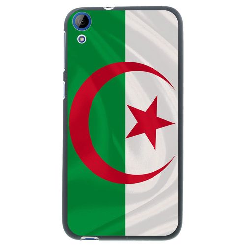 Coque Souple En Gel Noir Pour Htc Desire 820 Avec Impression Motifs Drapeau De L