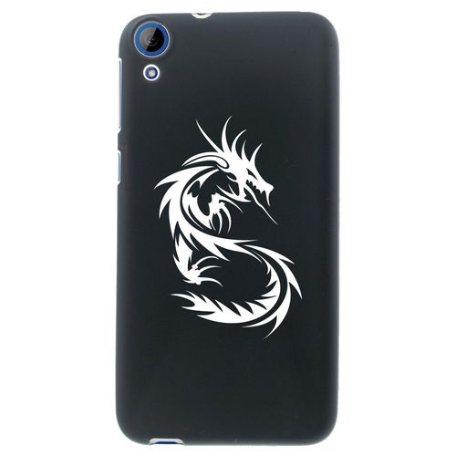 Coque Souple En Gel Noir Pour Htc Desire 820 Avec Impression Motifs Dragon Triba