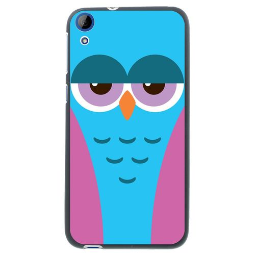 Coque Souple En Gel Noir Pour Htc Desire 820 Avec Impression Motifs Chouette End