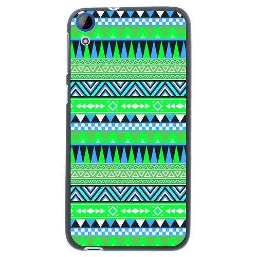 Coque Souple En Gel Noir Pour Htc Desire 820 Avec Impression Motifs Aztèque Ble