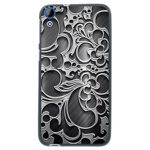 Coque Souple En Gel Noir Pour Htc Desire 820 Avec Impression Motifs Arabesque No