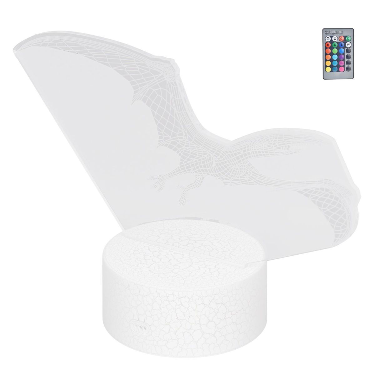 Veilleuse Avec T�l�commande, 16 Changements De Couleurs, Dim... - 3