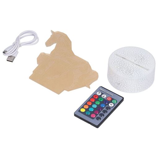 Veilleuse 3d, 16 Couleurs, Variable, 4 Modes Flash, T�l�comm... - 5