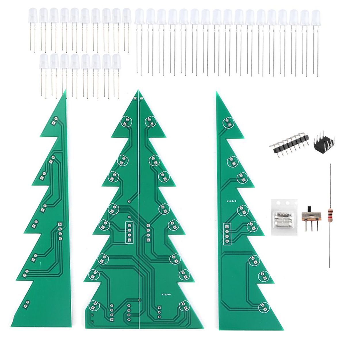 Module Pcb De No�l En 3 Dimensions Goodnice