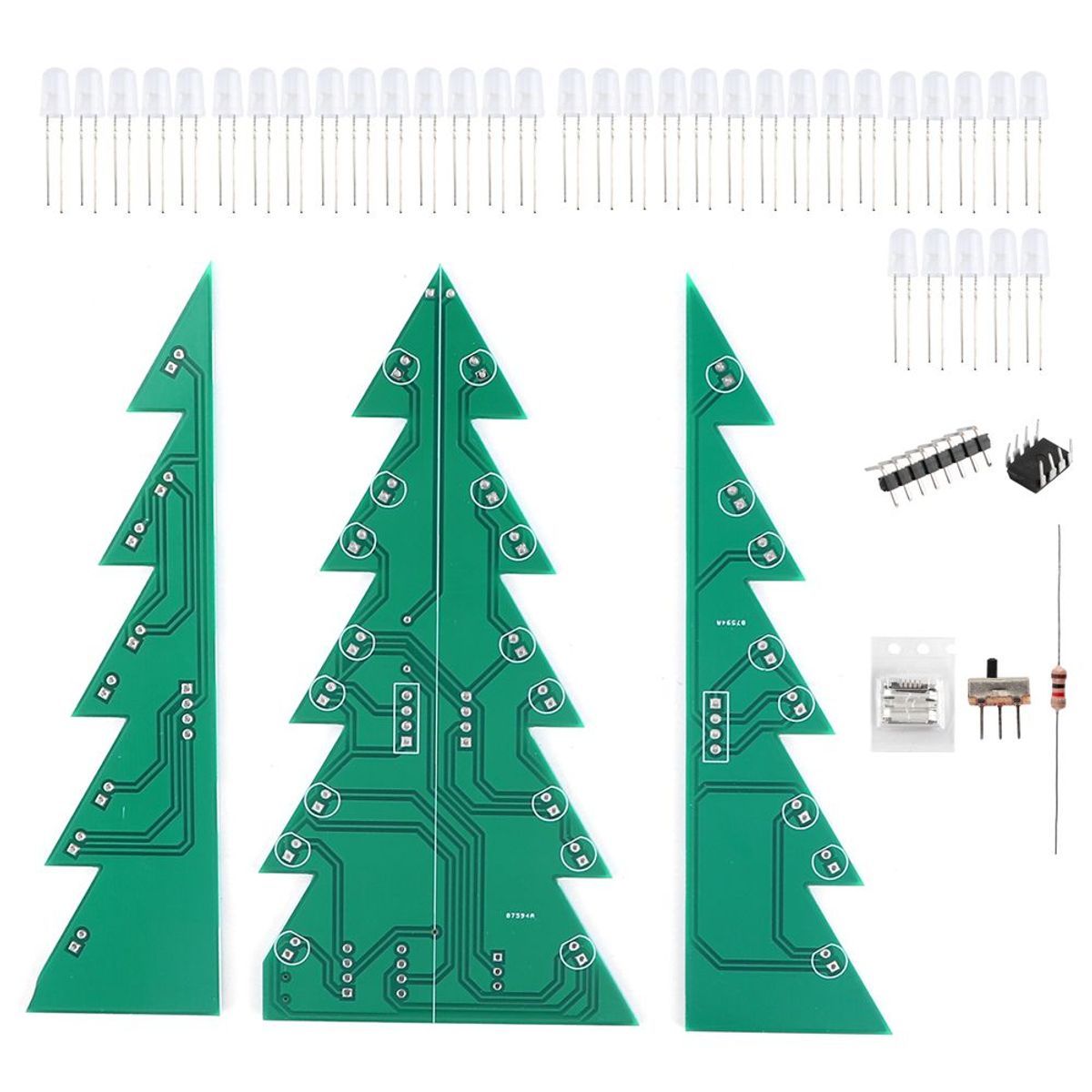 Kit Led Pour Arbre De No�l Avec Module Pcb Diy Goodnice