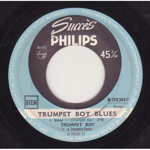 45 Trs Juke Box Trumpet Boy Blues / El Paso Cha Cha