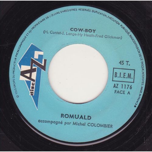 45 Trs Juke Box  Cow-Boy / L'été Des Collines