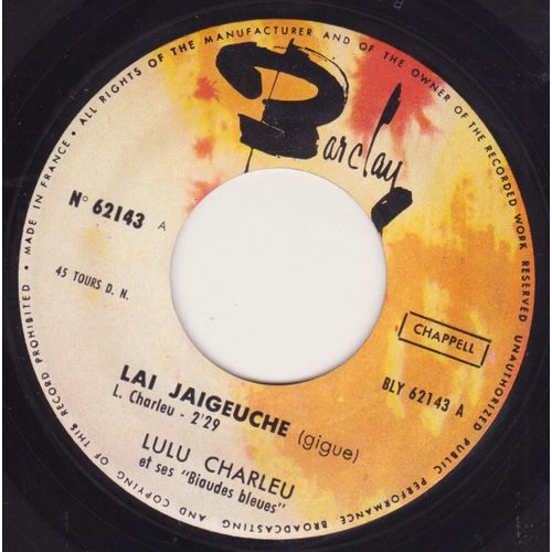 45 Trs Juke Box  Lai Jaigeuche / Les Amoureux D'la Saint-Martin