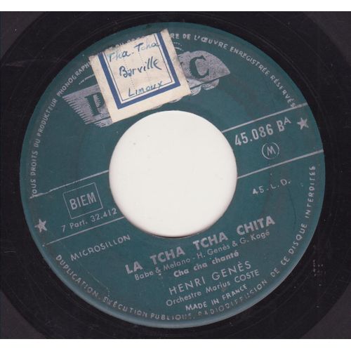 45 Trs Juke Box  La Tcha Tcha Chita / Joue Tzigane