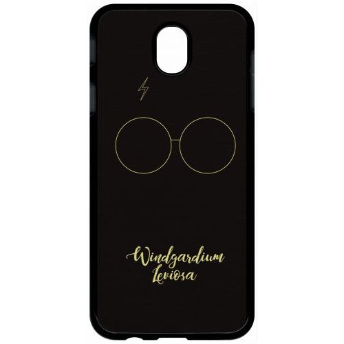Coque Pour Tablette - Windgardium Leviosa - Compatible Avec Samsung Galaxy J7 (2017) - Plastique - Bord Noir