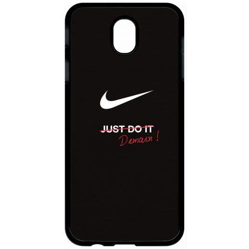 Coque Pour Tablette - Just Do It Demain - Compatible Avec Samsung Galaxy J7 (2017) - Plastique - Bord Noir