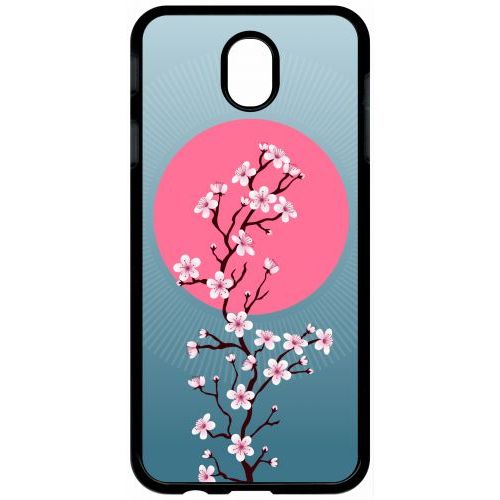 Coque Pour Tablette - Motif Japon - Compatible Avec Samsung Galaxy J7 (2017) - Plastique - Bord Noir