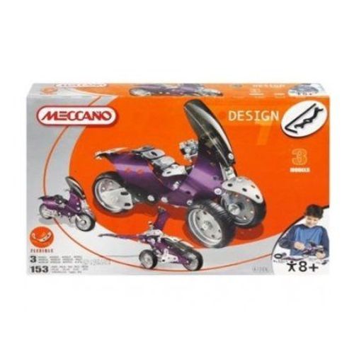 Meccano - Design Advanced Coffret 3 Modèles Voiture - Jeu De Construction