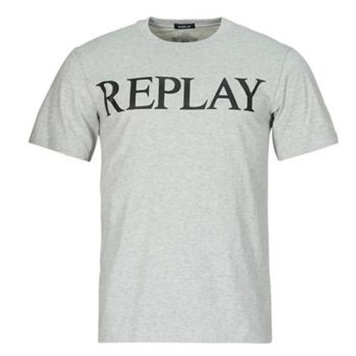 T-Shirt Replay M6757-000-2660 Gris
