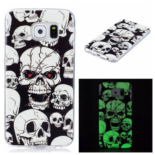Saturcase Beau Motif Lumineux Fluorescent Ultra Mince Flexible Doux Tpu Gel Silicone Protecteur Cover Arrière Case Housse Coque Étui Pour Samsung Galaxy S6 Sm-G920f (Motif-3)