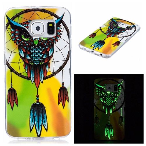 Saturcase Beau Motif Lumineux Fluorescent Ultra Mince Flexible Doux Tpu Gel Silicone Protecteur Cover Arrière Case Housse Coque Étui Pour Samsung Galaxy S6 Sm-G920f (Motif-10)