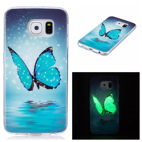 Saturcase Beau Motif Lumineux Fluorescent Ultra Mince Flexible Doux Tpu Gel Silicone Protecteur Cover Arrière Case Housse Coque Étui Pour Samsung Galaxy S6 Sm-G920f (Motif-11)