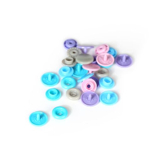 10 Pressions Resine Coloris Pastel