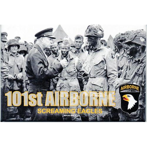 Ww2 - Magnet - Eisenhower Et Les Paras De La 101° Airborne