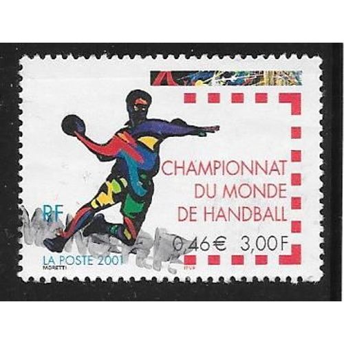 Timbre Neuf N°3367,Année 2001.Championnat Du Monde De Handball,À Nantes.
