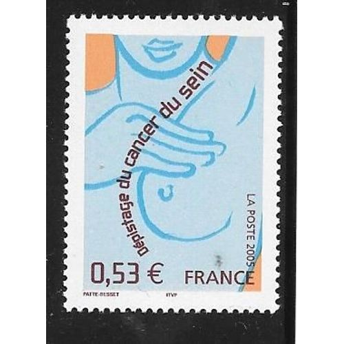 Timbre Neuf N°3836,Année 2005.Dépistage Du Cancer Du Sein.