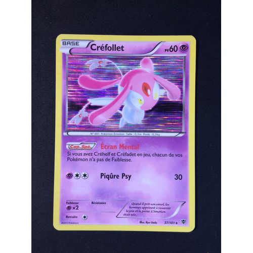 Créfollet 37/101 Holo Set Noir & Blanc Explosion Plasma Fr