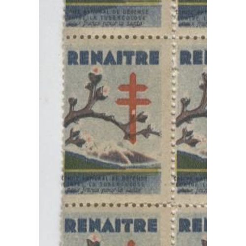 Timbre Lutte Contre La Tuberculose 1945 France "Renaitre"