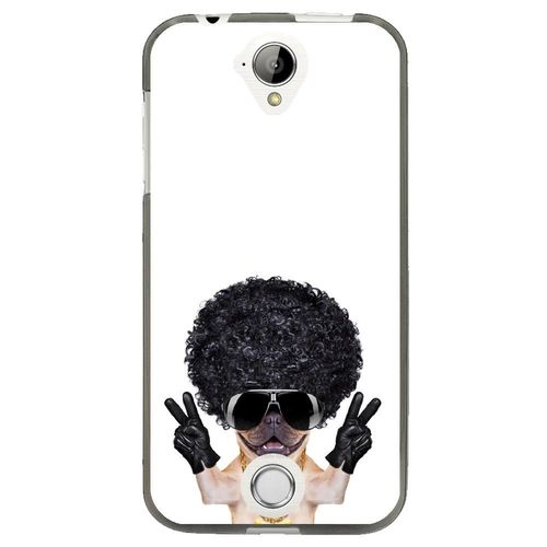 Coque Souple Pour Acer Liquid M330 Avec Impression Motifs Bulldog Gangster