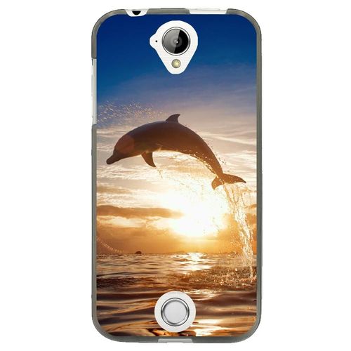 Coque Souple Pour Acer Liquid M330 Avec Impression Motifs Dauphin