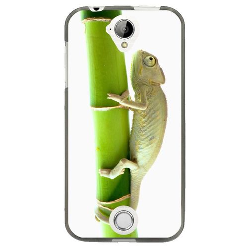 Coque Souple Pour Acer Liquid M330 Avec Impression Motifs Caméleon Sur Un Bambo