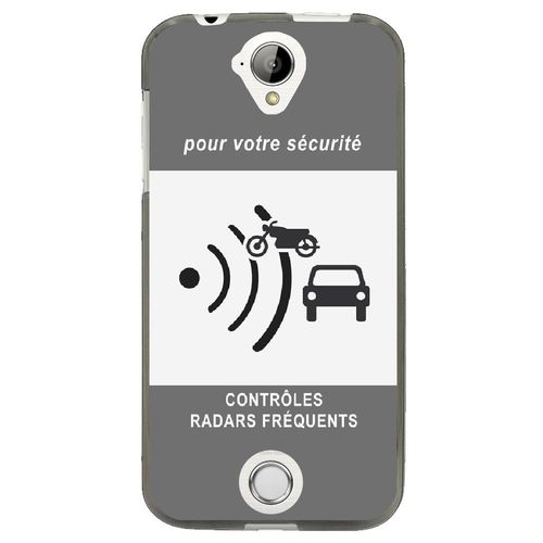 Coque Souple Pour Acer Liquid Z320 Avec Impression Motifs Panneau Radar