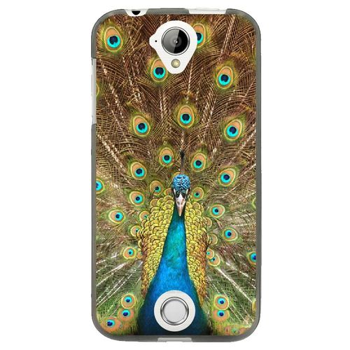 Coque Souple Pour Acer Liquid Z320 Avec Impression Motifs Paon Qui Fait La Roue