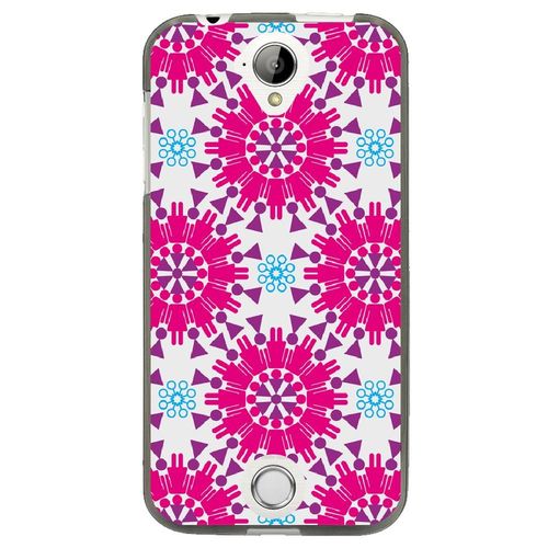 Coque Souple Pour Acer Liquid Z320 Avec Impression Motifs Ronds En Forme De Bonh