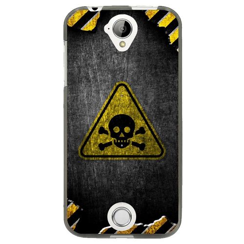 Coque Souple Pour Acer Liquid Z330 Avec Impression Motifs Panneau Toxique