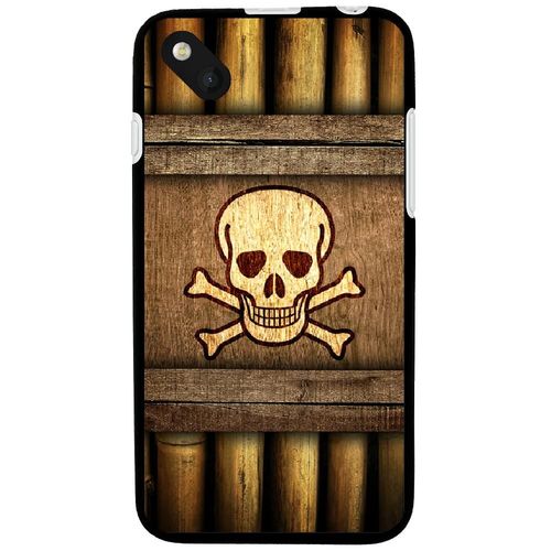 Coque Souple Pour Wiko Sunset 2 Avec Impression Motifs Pirate Et Tête De Mort
