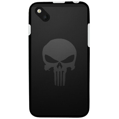 Coque Souple Pour Wiko Sunset 2 Avec Impression Motifs Tête De Mort Sur Fond Ca