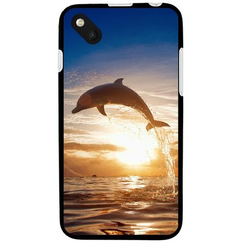 Coque Souple Pour Wiko Sunset 2 Avec Impression Motifs Dauphin