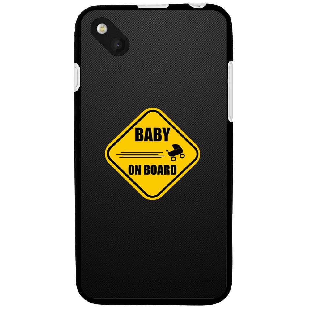 Coque Souple Pour Wiko Sunset 2 Avec Impression Motifs Baby On Board