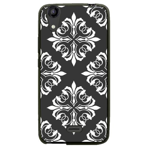 Coque Souple Pour Wiko Rainbow Jam 4g Avec Impression Motifs Style Baroque 4