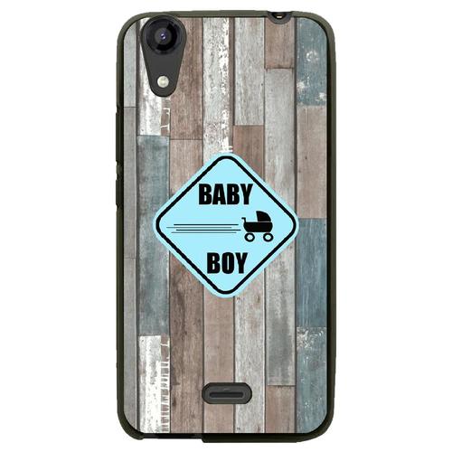 Coque Souple Pour Wiko Rainbow Jam 4g Avec Impression Motifs Baby Boy