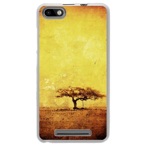 Coque Souple Pour Wiko Lenny 3 Avec Impression Motifs Paysage Désertique