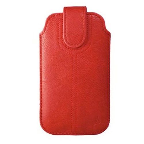 Etui Vertical Taille Iphone 7 Languette Magnétique Coloris Rouge
